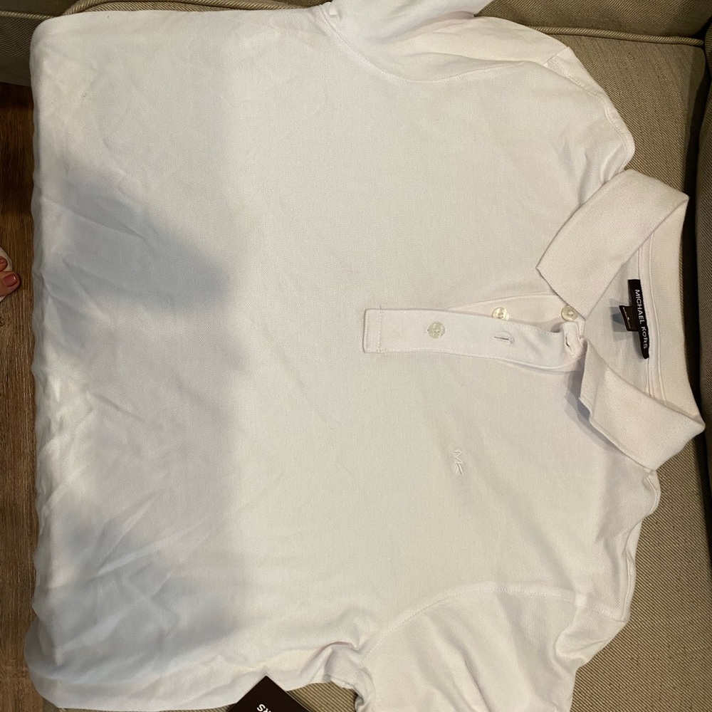 White Michael Kors Polo